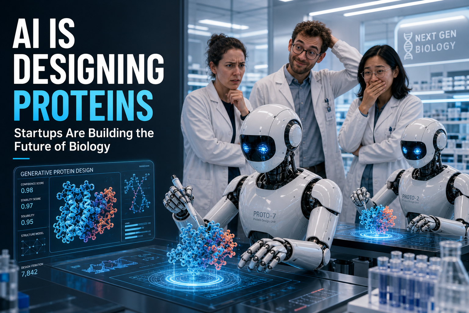 AI Temp Workers: The Unemployed Will Soon Be Replaced by Protein-Designing Robots, Says Startup