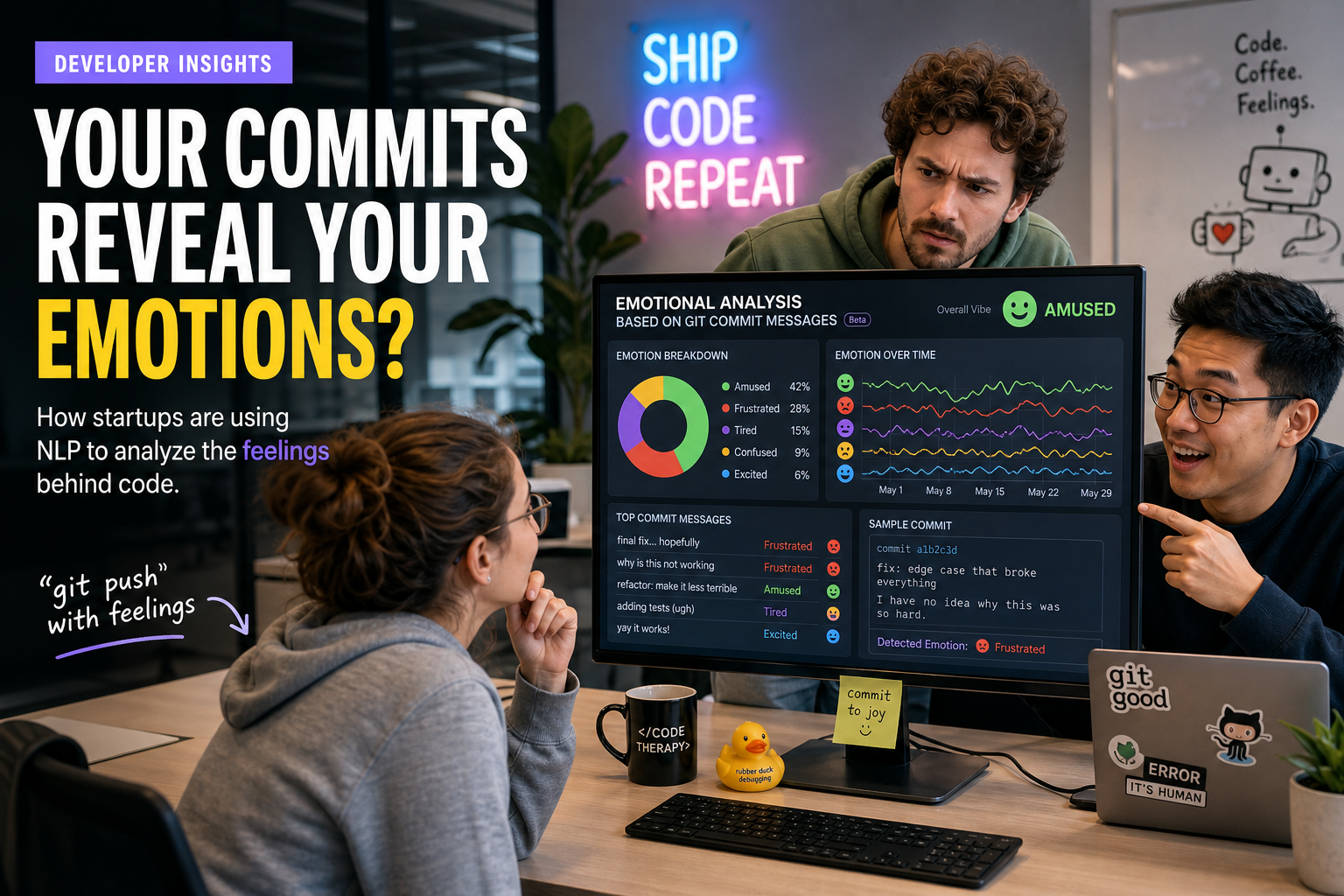 Tech Startup Launches 'Git Commit Emotion Analysis Tool' – Because Who Needs Real Feelings Anyway?