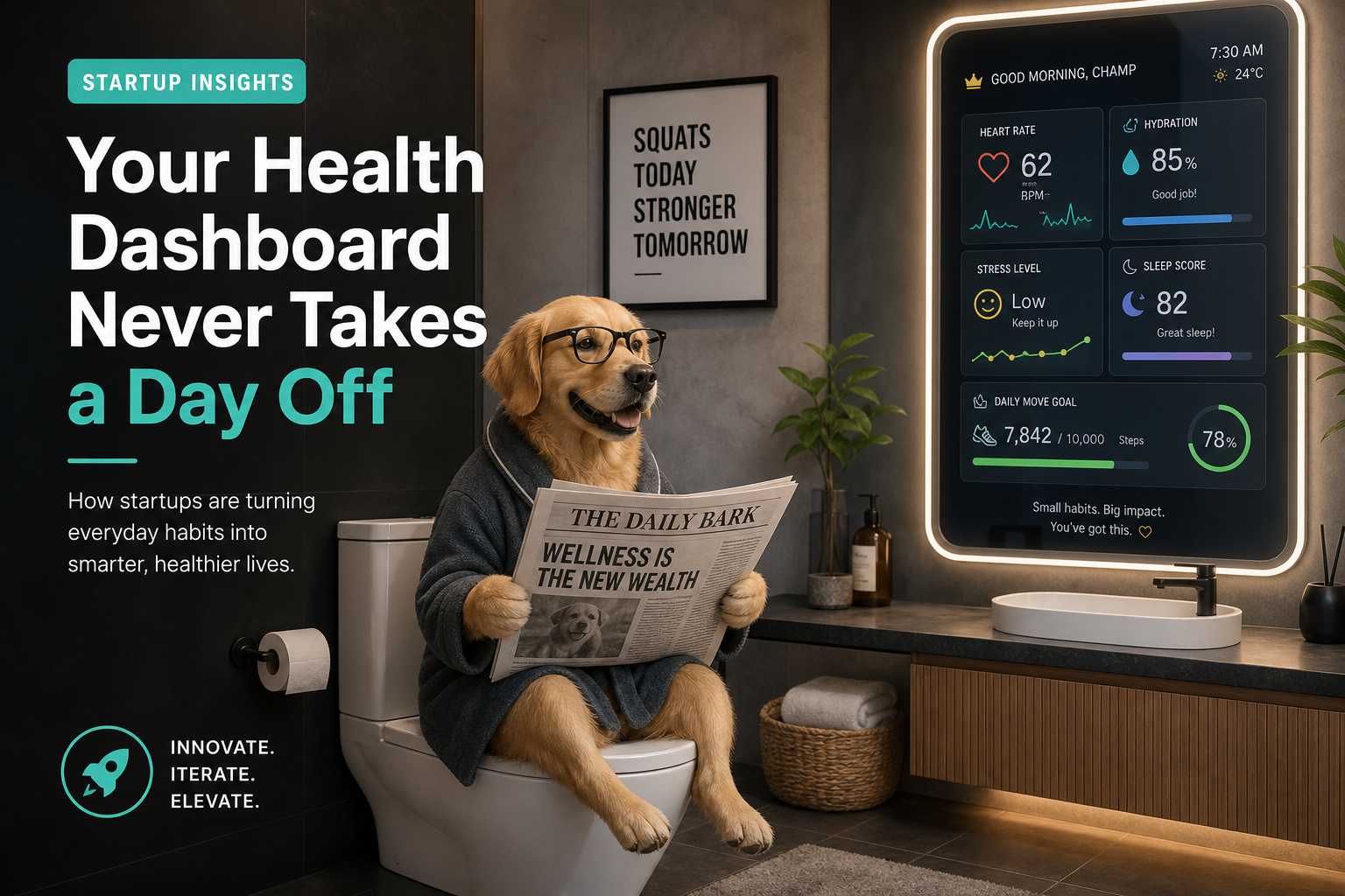 Bathroom Breakthrough: Startup Promises Health Insights Based on Your Toilet Time