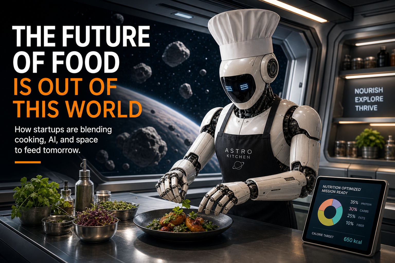 Asteroid Mining Meets Meal Prep: The Startup Revolutionizing Culinary Delights with Robots and Space Dreams